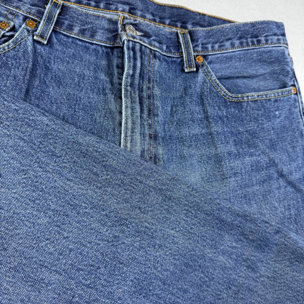 Levis 550 Relaxed Fit Tapered Leg Medium Wash Blue Denim Jeans Mens 38x29 (26)
